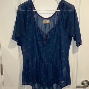 Women’s - Hollister see through blouse - size L
